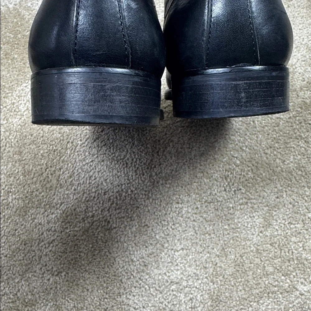 Vero Cuoio  Draghi Black Leather‎ Oxfords